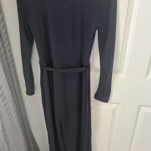 NWT wide leg navy jumpsuit size small